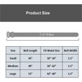 thumbnail image 4 of HSHDLDF 2 Pack Tactical Belt Nylon Belt Military Style Webbing Riggers Web Belt Heavy-Duty Quick-Release Metal Buckle Belt for Men, 4 of 6
