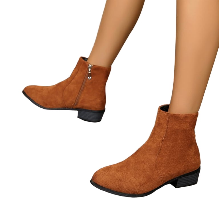 Dress Boot Men Designer Leather Chelsea Boots Casual Heel Shoes Zipper-up