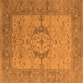 thumbnail image 1 of Ahgly Company Indoor Square Oriental Orange Industrial Area Rugs, 3' Square, 1 of 4