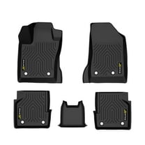 All Weather Floor Mats TPE Fit For Jeep Compass 2017-2025 Front and Rear 2 Rows Liners