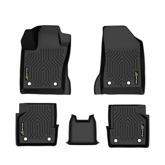 All Weather Floor Mats TPE Fit For Jeep Compass 2017-2025 Front and Rear 2 Rows Liners