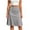 Gray, variant on Tqcoqu Women's Solid A-Line Skort High Waist Stretch Athletic Yoga Midi Skirt