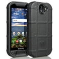 thumbnail image 1 of Nakedcellphone Compatible with Case Kyocera Duraforce Pro 2, [Black] Special Ops Tactical Armor Rugged Shield Flexible Cover [Anti-Fingerprint, Matte Texture], 1 of 8