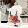 thumbnail image 3 of Unique Flowers Chicken Kitchen Tea Towels 4 Pack Absorbent Hand Dish Towels, Easter Dishcloths Lint-Free 18x28 Inch Fast Drying for Cooking Baking Home Clean, 3 of 7