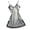 Gray, variant on Lingerie for Women Babydoll Satin Bowknot Lace V Neck Sleepdress Charming Nightdress Women's Underwear,Black