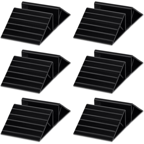 6Pcs Pet Gate Fence Support Self-Adhesive Reinforcement Triangle Support Feet Plastic Free Standing Dog Gate Fence Panel