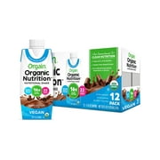 Orgain Organic Vegan Plant Based Nutritional Shake, Smooth Chocolate - Meal Replacement, 16g Protein, 22 Vitamins & Minerals, Dairy Free, Gluten Free, 11 Ounce, 12 Count (Packaging May Vary)
