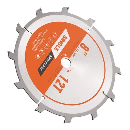 8 Inch Dado Blade Set - Stacking Dado Blades with Chippers & Shims - Table Saw Wood Cutting Set - Woodworking Grooving Blades for Accurate Cuts