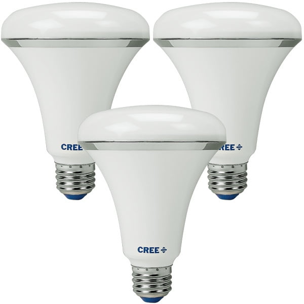 Dimmable LED, ENERGY STAR BR30 Flood Light Bulb, 8W, 65W Equal, 3Pk