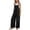 Black, variant on Girls' Cotton Linen Overalls, Solid Color Casual Loose Fit Jumper with Adjustable Back Buckle Straps,Long Sleeve Utility Romper for Play, Outdoor Activities, Everyday Street Style Fashion - Green