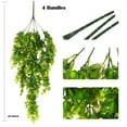 thumbnail image 5 of hulanddfd Halloween Fake Hanging Plants, Faux Orange Vines Hanging Plant 29.9in Plastic Plants for Wall Home Living Room Indoor Outdoor Fall Decor, 5 of 9