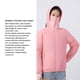 thumbnail image 3 of Chaqueta Con Aire Acondicionado Para Mujer 2 Ventiladores USB Powered Batería De Larga Duración Coral Red Para Actividades Al Aire , Trabajo, 3 of 7