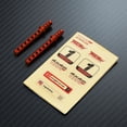 thumbnail image 4 of Vogacara 2x soporte de carcasa de cuerpo de aleación de aluminio para AXIAL 1/10 ROCK RACER 90026 Hop-ups pieza de mejora pieza de control Kits de construcción modelo Rojo, 4 of 5