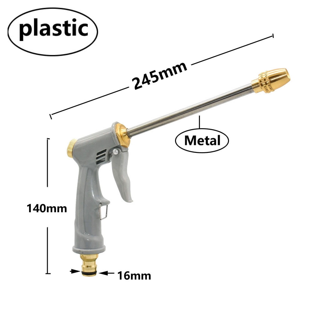 High Pressure Spray Water Gun Washing Garden Watering Hose Nozzle Sprinkler Car Cleaning Wash Tool Kits - B