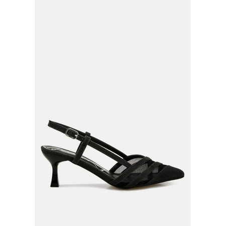 

Daldra Kitten Heel Slingback Sandals
