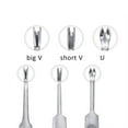 thumbnail image 4 of 3pcs U V Shaped Stitching Groover DIY Craft Tool Working Hand Leather Edge Skiving Leathercraft Tool Kit Baohd, 4 of 8
