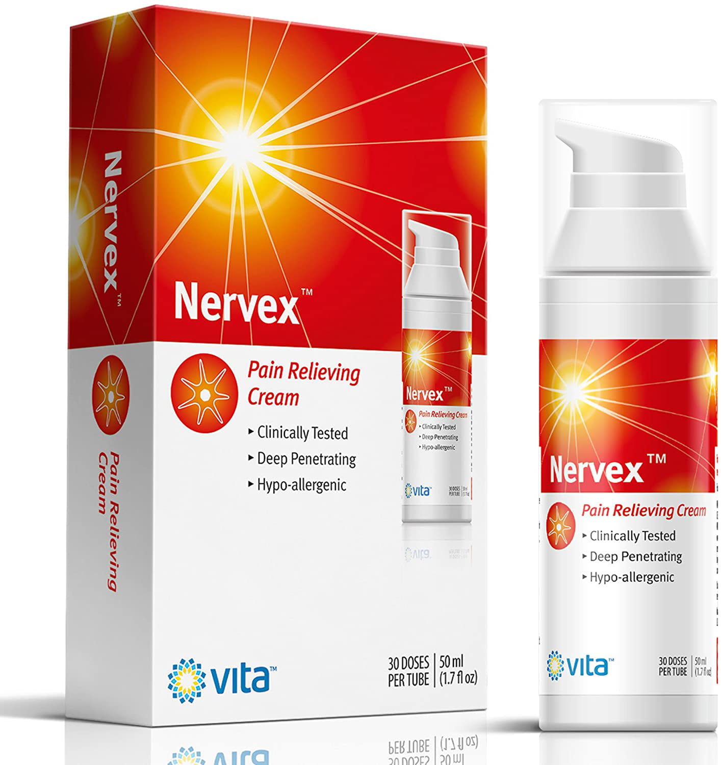 Beperken Of Clancy Neuropathy Nerve Pain Relief Cream. Nervex Includes: Arnica, B12, B1, B5,  B6, Capsaicin, D3, E, MSM, Witch Hazel. Soothe & Regenerate. Reduce  Burning, Tingling, Numbness. Aloe and Coconut Oil Base - Walmart.com
