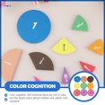 thumbnail image 4 of Miangastore 2 Sets Colorful Fraction Circles Number Fraction Tray Math Manipulatives for School, 4 of 8