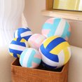 thumbnail image 3 of SASABAXI 2Pcs Soft Volleyball Plush Pillow Assorted Color for Home Sports Decoration, 3 of 8