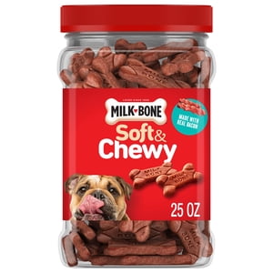 Milk-Bone Soft & Chewy Dog Treats Bacon, 25 oz