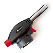Olympia Butane Torch for Outdoor Use, Adjustable Flame, 8 oz, Reusable. Compatible with Olympia Butane Fuel Cartridge, Sold Separately.