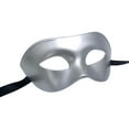 thumbnail image 1 of Halloween Prop Mask Half Face Adult White Thickened Eye Mask, 1 of 4