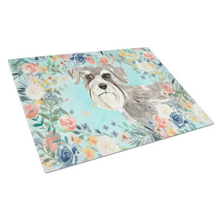 

Carolines Treasures CK3413LCB Schnauzer 1 Glass Cutting Board Large 12H x 16W multicolor