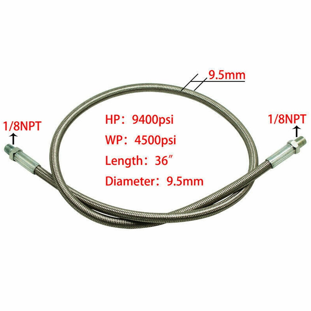 4500Psi Pcp Hose For Hpa Air Fill Station Hose Stainless Steel 36 Inch