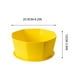 thumbnail image 4 of Maceta de resina grande 21x18cm | Aspecto duradero de cerámica imitada, base engrosada, interior exterior versátil | Gris, Amarillo, Blanco | Decoración moderna de balcón, 4 of 4