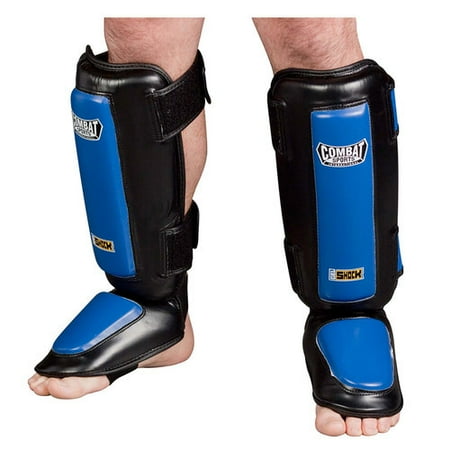 - Combat Sports Kickboxing Gel Shock Shin Guards, Regular