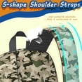 thumbnail image 5 of 17 Inch Lightweight Backpack,PVC Waterproof Oxford Fabric, Ergonomically Designed, with Large Capacity, Camouflage Print, 5 of 5