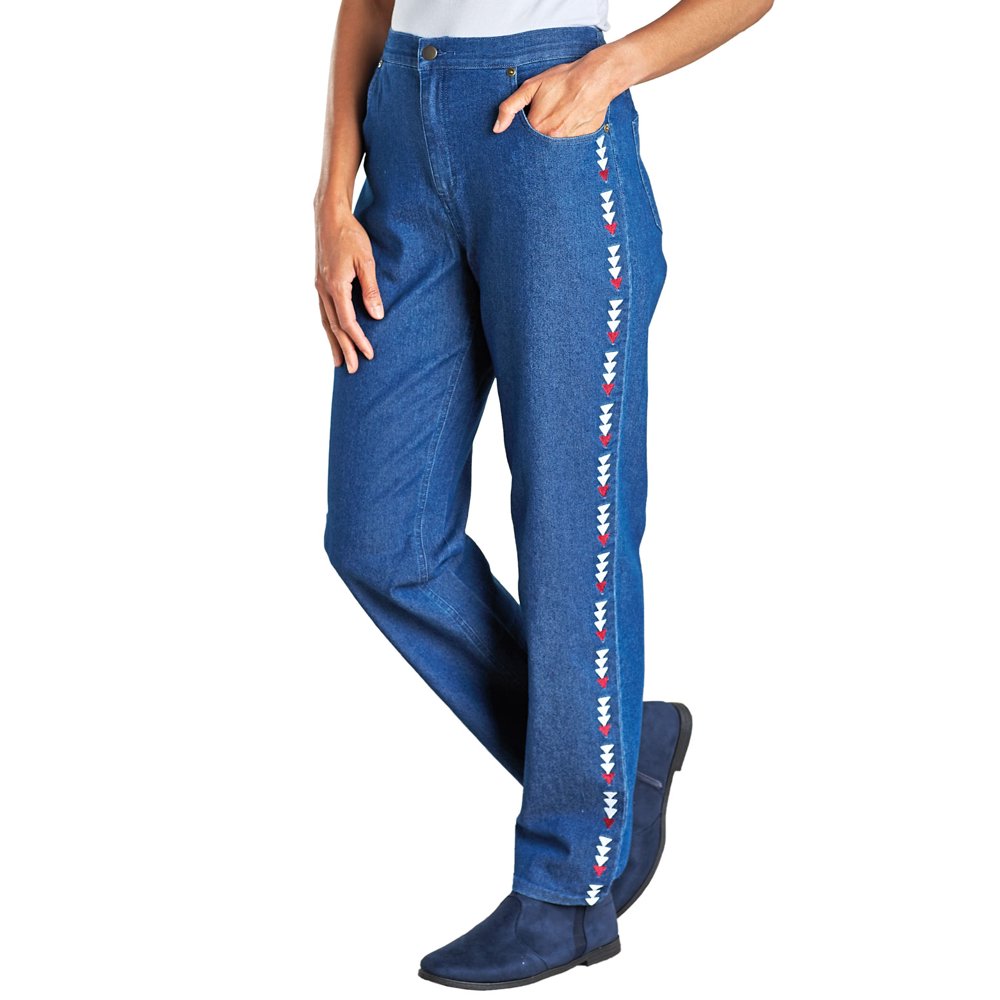 Carol Wright Side Detailed Jeans