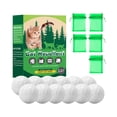 thumbnail image 2 of Natural Cat Repellent Balls (12 Pcs) - Indoor & Outdoor Use, Cat Deterrent Outdoor to Keep Cats Away, Keep Cats Out of Yard Permanently, Essential Oil Repellent, Protect Furniture from Scratching, 2 of 8