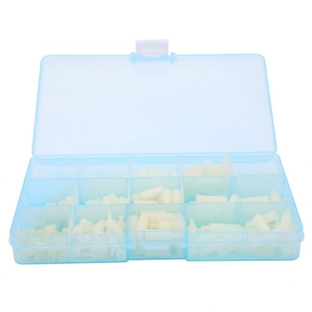 310pcs M3 Nylon Pan Culata Cruz tornillo tuerca arandela macho-hembra hembra-hembra Surtido Kit Standoff
