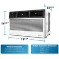 thumbnail image 6 of Friedrich Chill Premier Wi-Fi Controlled Air Conditioner Window Unit, White, 6 of 12