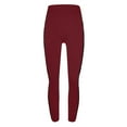 thumbnail image 5 of ATENAR Workout Leggings for Women,Leggings for Women,Cinched,Comfort Fit,Printed,Polyester,Spandex,Wine,2XL(US:12), 5 of 5