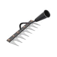 thumbnail image 3 of Almencla Garden Hoe Multifunctional Manual Agricultural Tool for Farming Digging Yard 8 Tooth Rake, 3 of 8