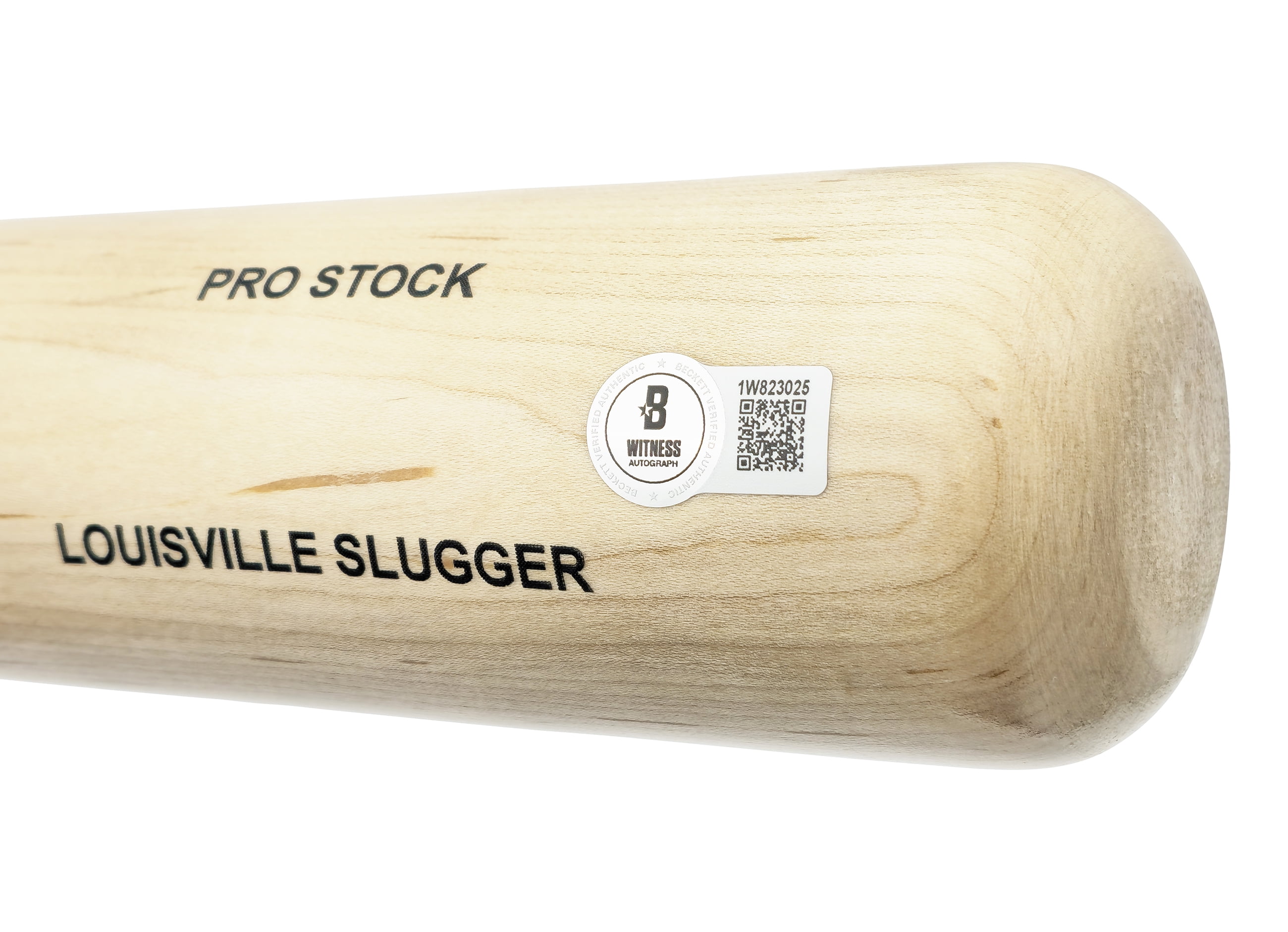 Gunnar Henderson Autographed Blonde Louisville Slugger Pro Stock Baseball Bat Baltimore Orioles Beckett BAS Witness 230125