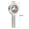 thumbnail image 2 of Uxcell Roulement d'Extrémité de Tige Auto-Lubriqué Raccord Fileté Mâle Droit Connecteur 10mm, 2 of 6