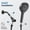B, variant on BSJJY Filtered Shower Head with Handheld, High Pressure 3 Modes Water Softener, Black Finish for Hard Water, Reduce Skin Dryness, for Bathroom