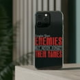 thumbnail image 3 of DistinctInk Clear Case for Apple iPhone 14 PRO (6.1" Screen) - Forgive Enemies Never Forget Their Names, 3 of 9
