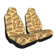 thumbnail image 2 of Sikiie Hot Dogs Car Seat Covers 2PCs Front Car Seat Covers Universal fit for Most Cars SUVs and Trucks-1, 2 of 9