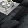 thumbnail image 4 of Modular Sectional Sofa Couch, Black, Fabric, Living Kitchen Cafe Bistro Hospitality Restaurant, Modern Contemporary HB34768, 4 of 5