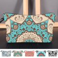 thumbnail image 2 of Cosmetic Bag Vintage Print Large Capacity Portable Lightweight Exquisite Toiletry Clutch Bag for Vacation, 2 of 10