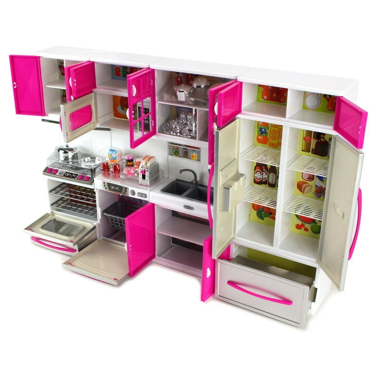 Modern Toy Kitchen - Battery Operated - Kitchen Playset, Perfect