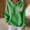 #100-Green, variant on Craaazy Women's Breast Cancer Shirts Comfortable Long Sleeve Hooded Blouse with Pockets Gifts