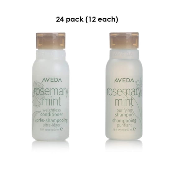 aveda rosemary mint conditioner and shampoo lot of 24 bottles (12 of each). total of 24oz.