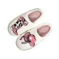 thumbnail image 2 of SUNVIT Womens Western Cowboy Plush Slippers - 100% Polyester White, Soft Warm Non-Slip Indoor Slippers with Boot & Hat Motif, Gift Boxed,Size 38, 2 of 9
