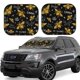 thumbnail image 1 of Fotbe Hohey Bee Golden Embroidery Juego de 2 Piezas de Parasoles para Parabrisas | Bloqueador Solar para Auto | Accesorios Plegables para Protección Solar Interior-Medium, 1 of 6