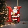 thumbnail image 6 of Nkmbld 26 Letter Ornaments Christmas Tree Decoration, Personalized Diy Christmas Ornaments Christmas Decoration Xmas Tree Hanging Decor, 6 of 8